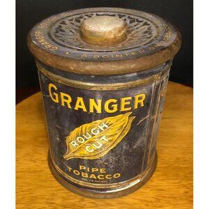 Vintage Granger Tobacco Tin with Cover